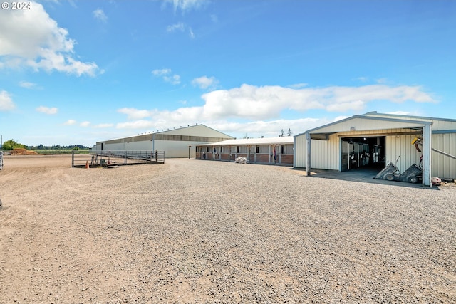 exterior space featuring an outdoor structure