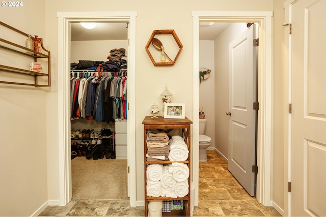 bathroom featuring toilet