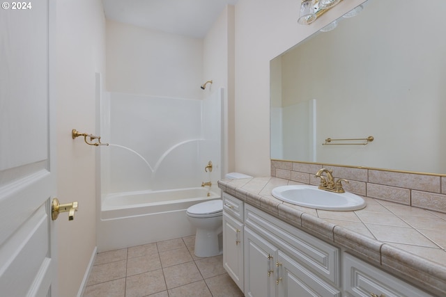 6605 Pacific Overlook Dr, Neskowin, OR 97149 - full bathroom featuring vanity, tub / shower combination, and tile patterned floors