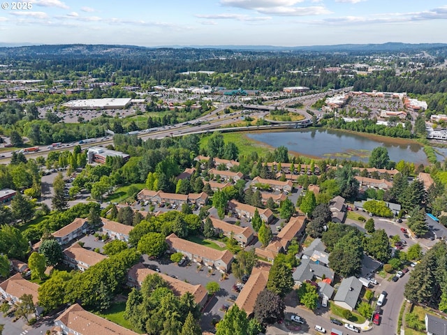 7143 SW Sagert St Unit 104, Tualatin, OR 97062 - aerial view of property's location with a large body of water and nearby suburban area