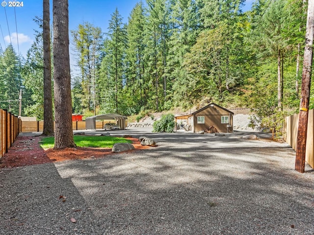 view of front of property with fence