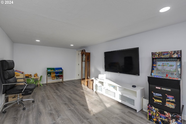 interior space featuring hardwood / wood-style floors