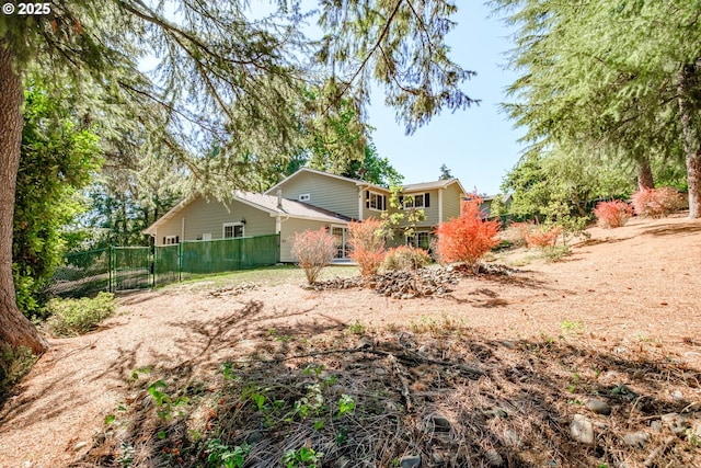 view of rear view of property