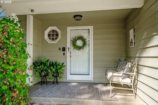 view of entrance to property