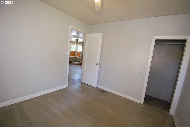 236 NE 156th Ave Unit A & B, Portland, OR 97230 - unfurnished bedroom with wood finished floors and baseboards