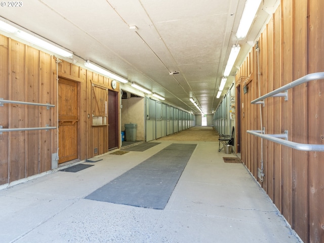 view of horse barn