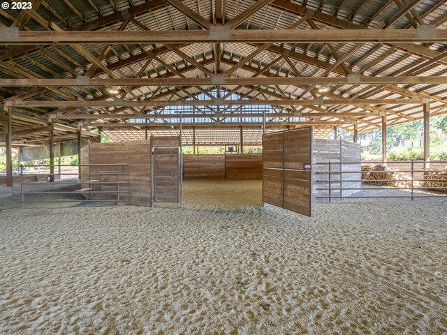 view of stable