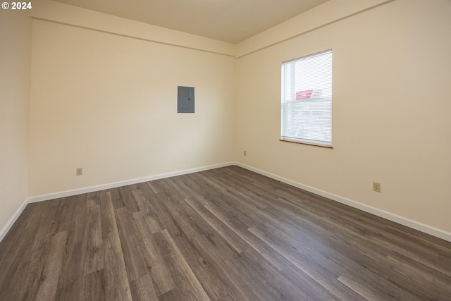 bathroom featuring vanity, toilet, and hardwood / wood-style floors