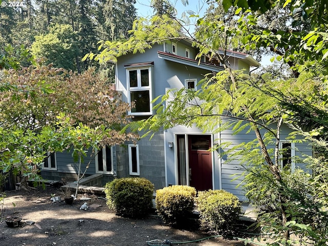 view of front of home