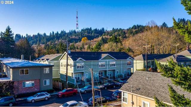 exterior space with a residential view