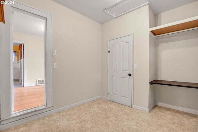 1175 Hines St SE, Salem, OR 97302 - spacious closet with tile patterned floors and attic access