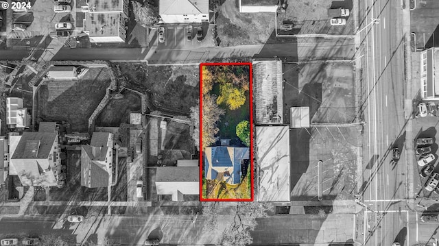 1175 Hines St SE, Salem, OR 97302 - aerial view of property and surrounding area with property parcel outlined
