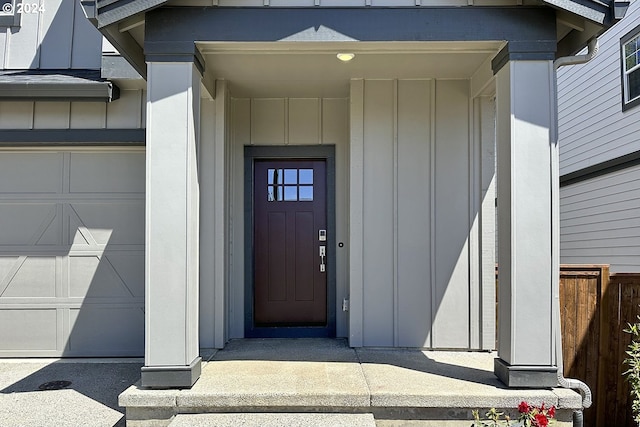 view of entrance to property