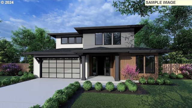 view of front of home featuring covered porch and a front lawn