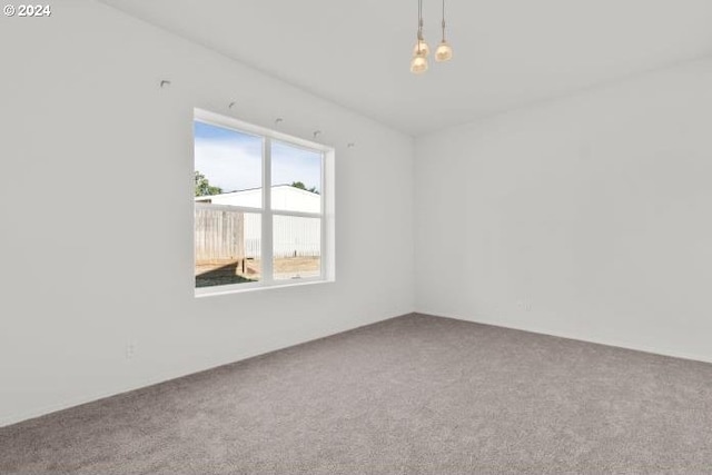 empty room with carpet floors