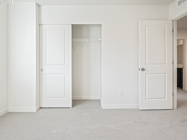 closet featuring visible vents