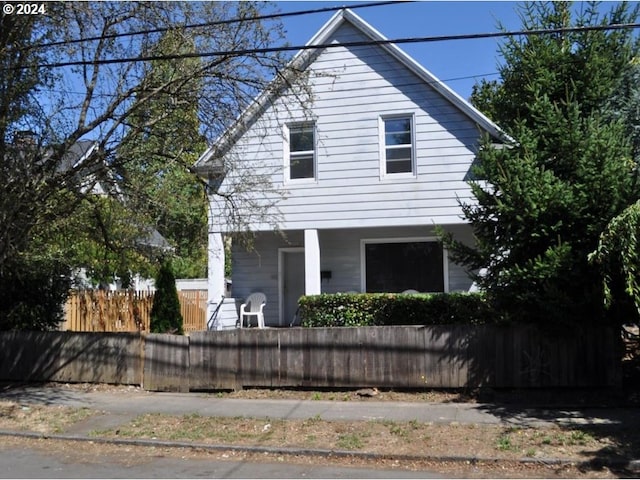 view of side of home