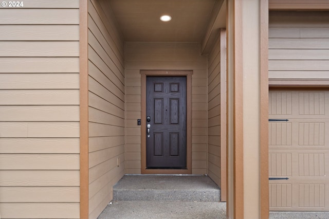 view of entrance to property