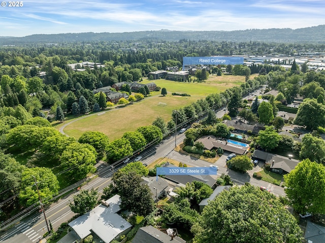 3329 SE Steele St, Portland, OR 97202 - drone / aerial view
