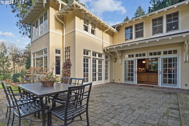 view of patio / terrace with french doors