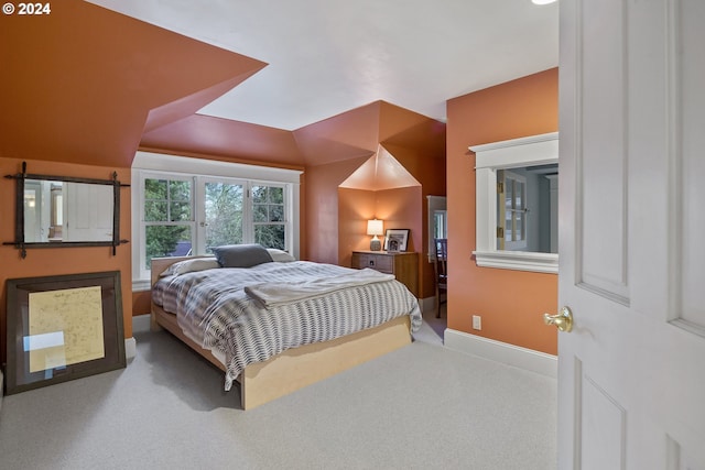 bedroom with carpet flooring