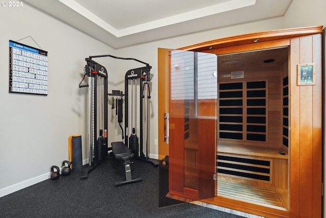 view of workout area