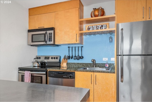 kitchen featuring sink and stainless steel appliances