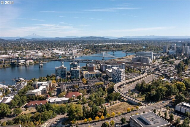 255 SW Harrison St Unit 21C, Portland, OR 97201 - view of urban area with a notable bridge and a water and mountain view