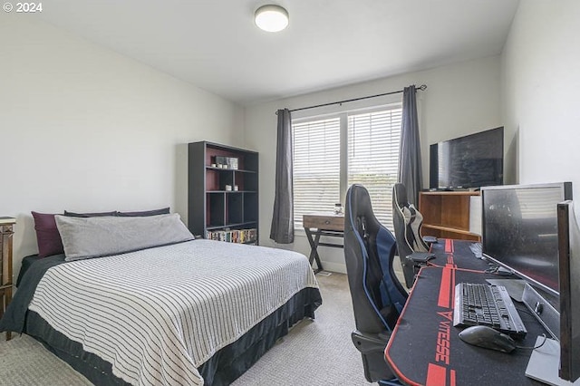 bedroom featuring carpet flooring