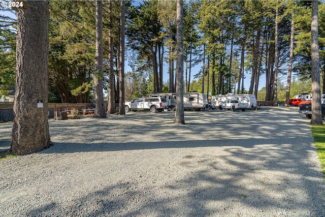 view of dirt / gravel road