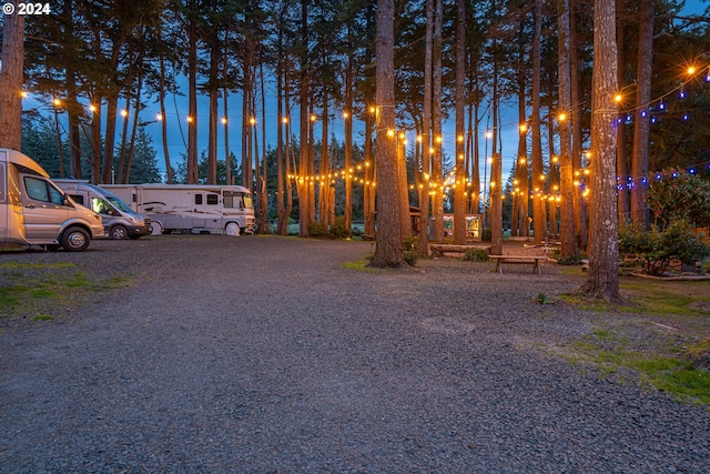view of dirt / gravel road