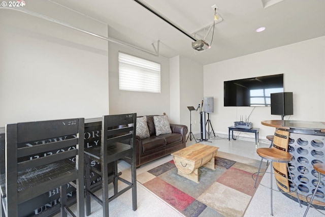 living room with a healthy amount of sunlight