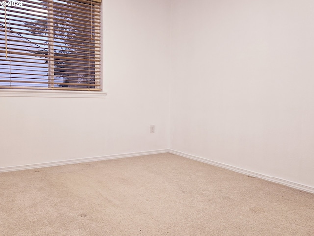 empty room with carpet floors