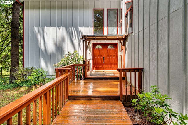 view of entrance to property