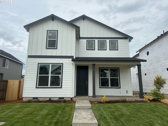 3104 S Kodiak St Unit Lt814, Cornelius, OR 97113 - view of front of house featuring a porch and board and batten siding