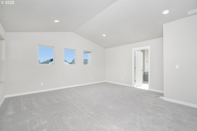 3104 S Kodiak St Unit Lt814, Cornelius, OR 97113 - carpeted spare room with lofted ceiling and recessed lighting