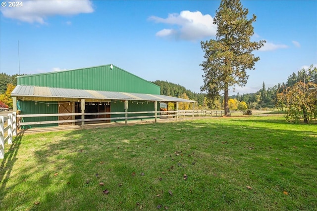 view of stable