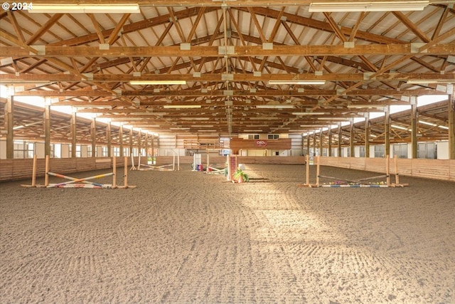 view of stable