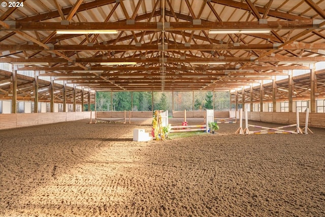 view of stable