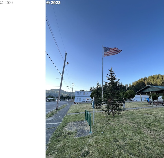 432 2nd Ave, Powers, OR 97466 - view of front of property with a front lawn and a mountain view