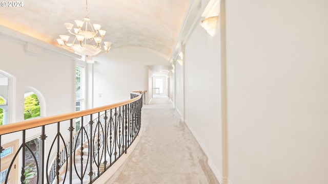 bedroom featuring carpet floors and crown molding