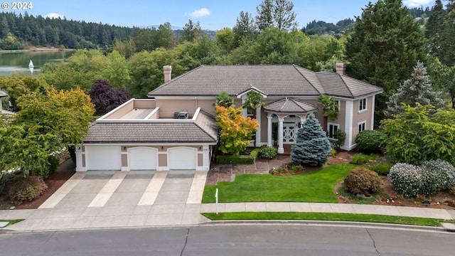 entrance to property with french doors