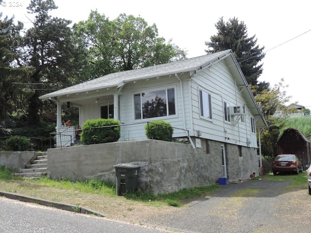 view of front of home