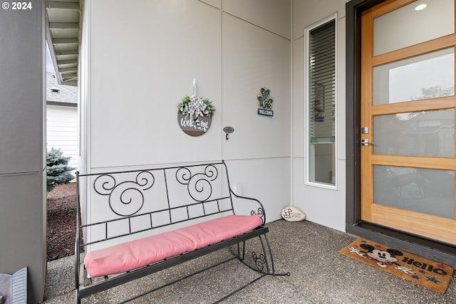 exterior space featuring covered porch