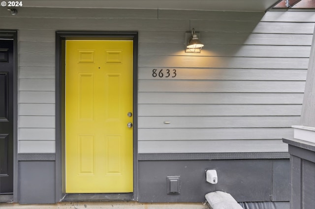 view of entrance to property