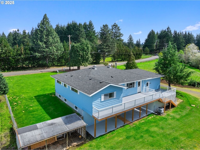 aerial view of property and surrounding area