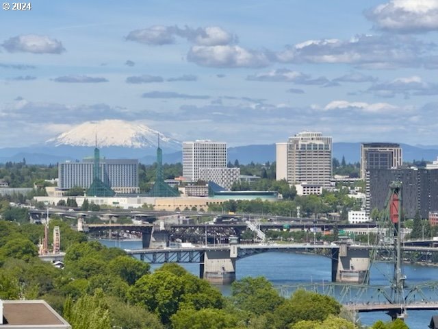 view of city featuring a water view