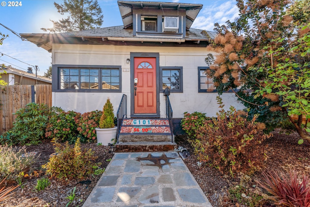 view of front of home