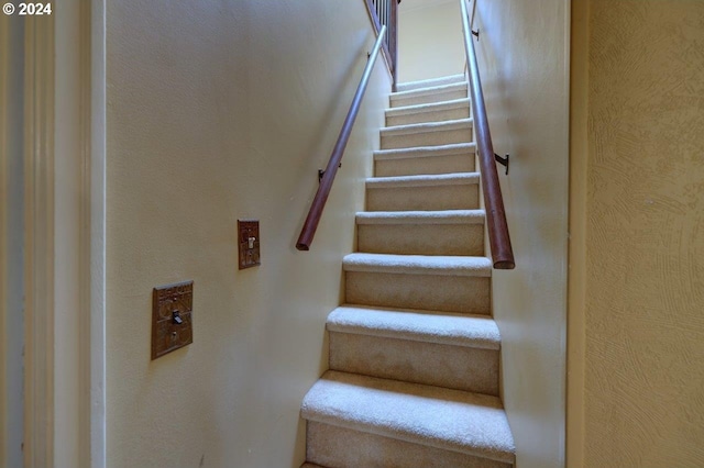 view of stairs