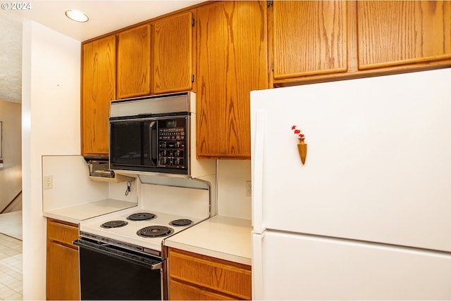 kitchen with white appliances